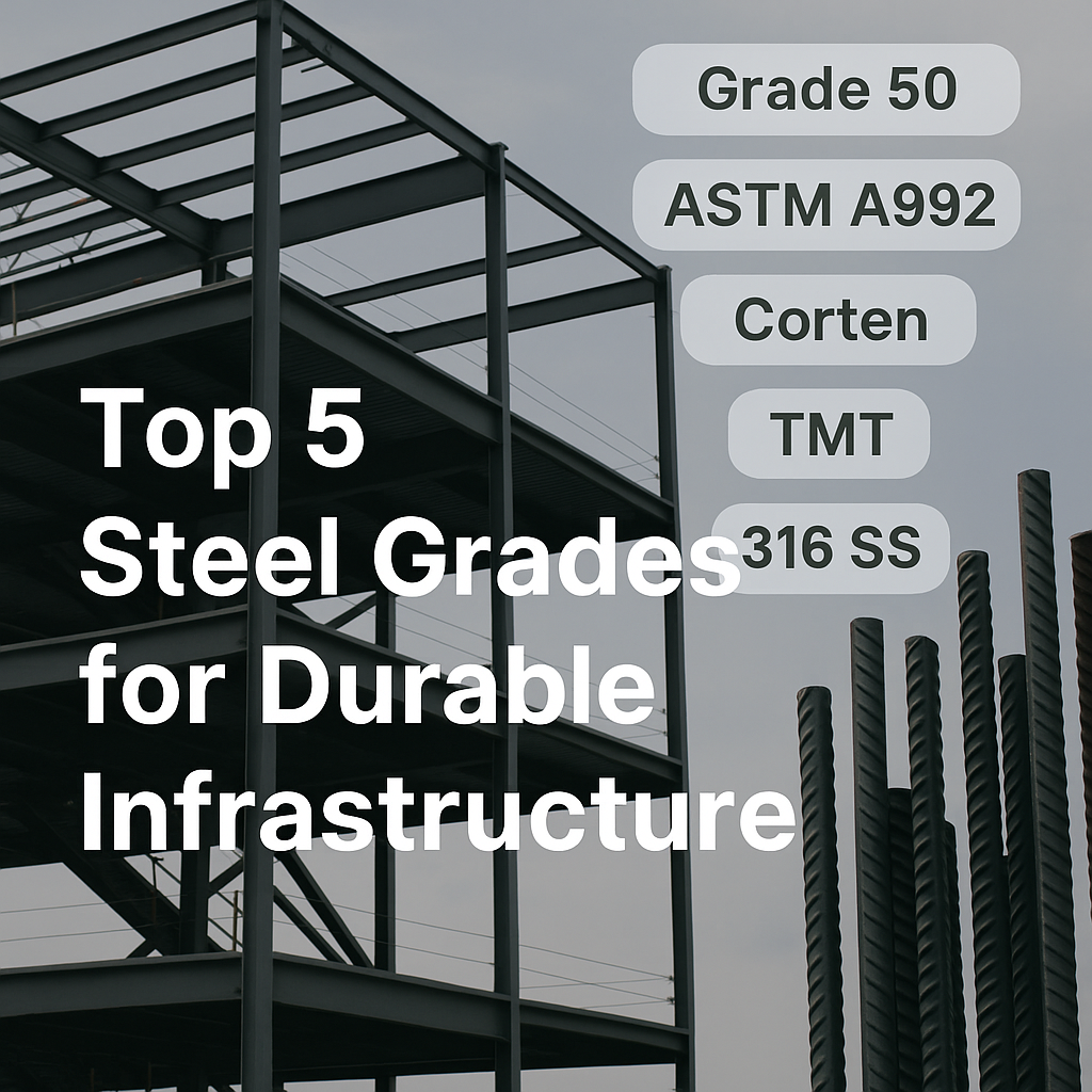 Top 5 Steel Grades for Durable Infrastructure